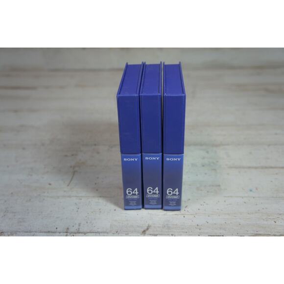 Lot 3 Sony DVCAM 64 PDV-64N - Vintage Blank Media Digital Video Cassette - Picture 2 of 8